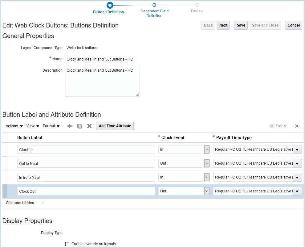 Defining  Clock Buttons Free Oracle Cloud Training Oracle LaunchPad