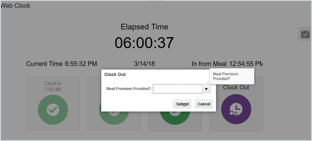 Reporting Time using the Web Clock | Free Oracle Cloud Training