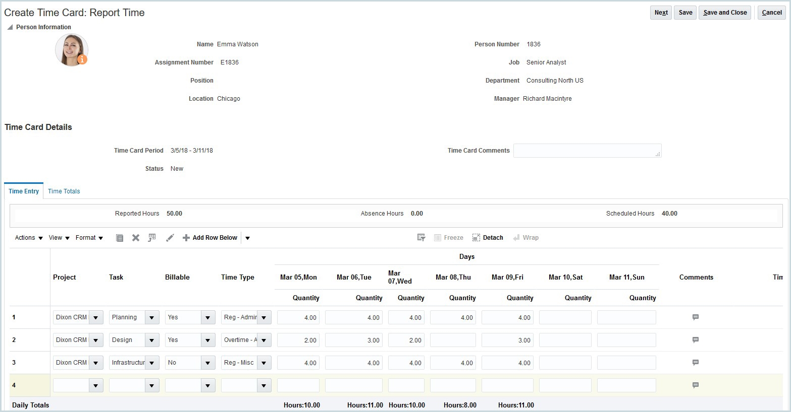 Transferring Time to Projects Free Oracle Cloud Training Oracle